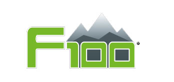 Logo F100 Fahrradreiniger,Schmierstoffe und Pflegemittel